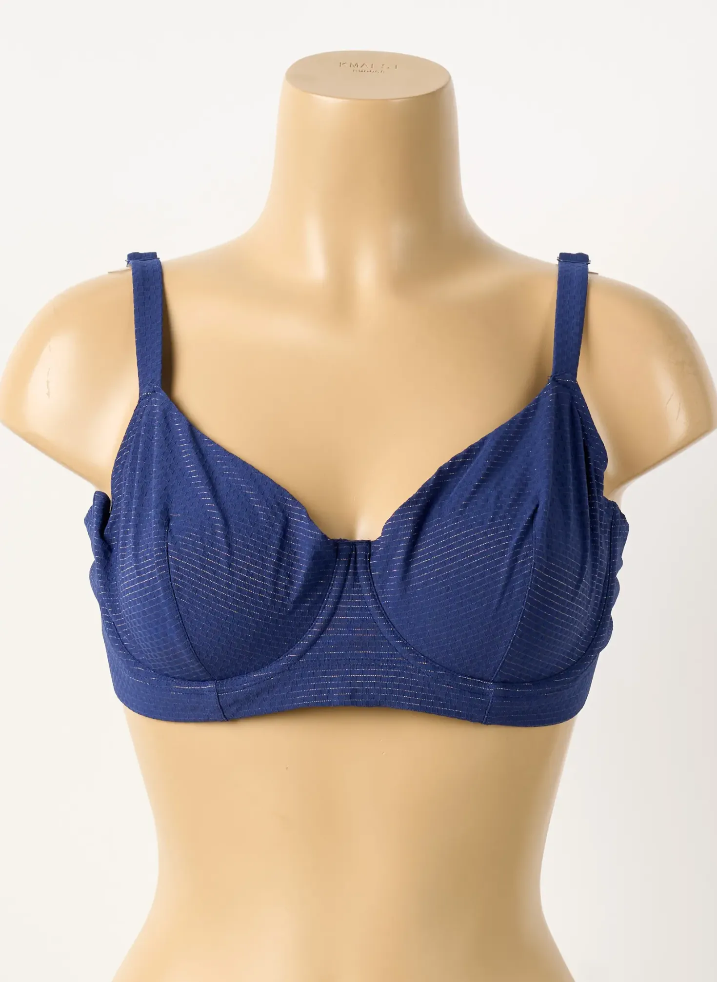 Haut De Maillot De Bain Simone Perele Bleu Haut Soutien-gorge Balconnet