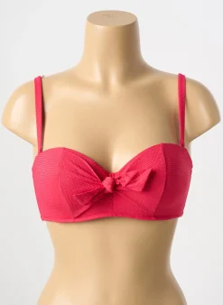 Haut De Maillot De Bain Simone Perele Rose Haut Soutien-gorge Moulé