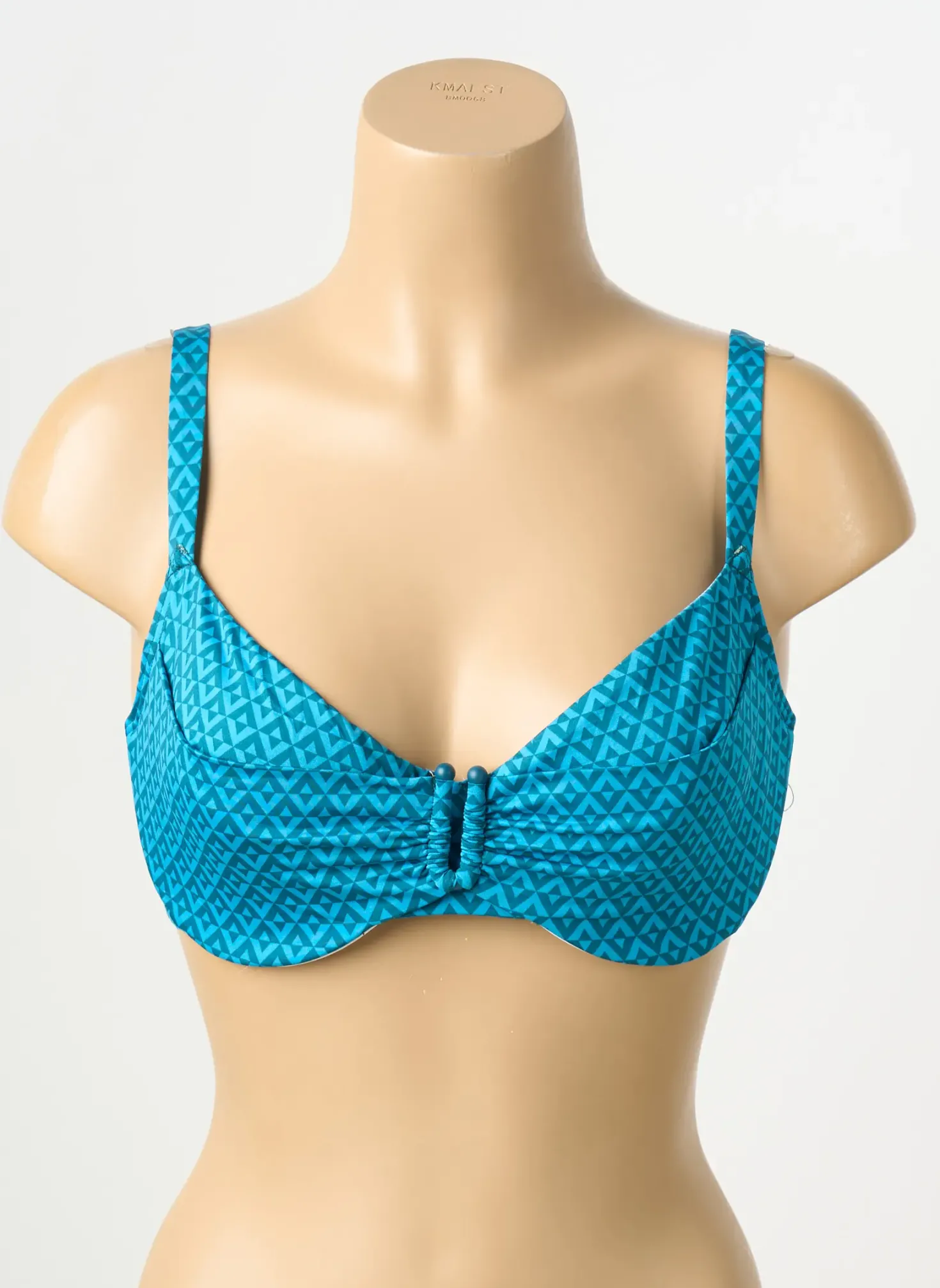 Haut De Maillot De Bain Simone Perele Bleu Haut Soutien-gorge Emboitant