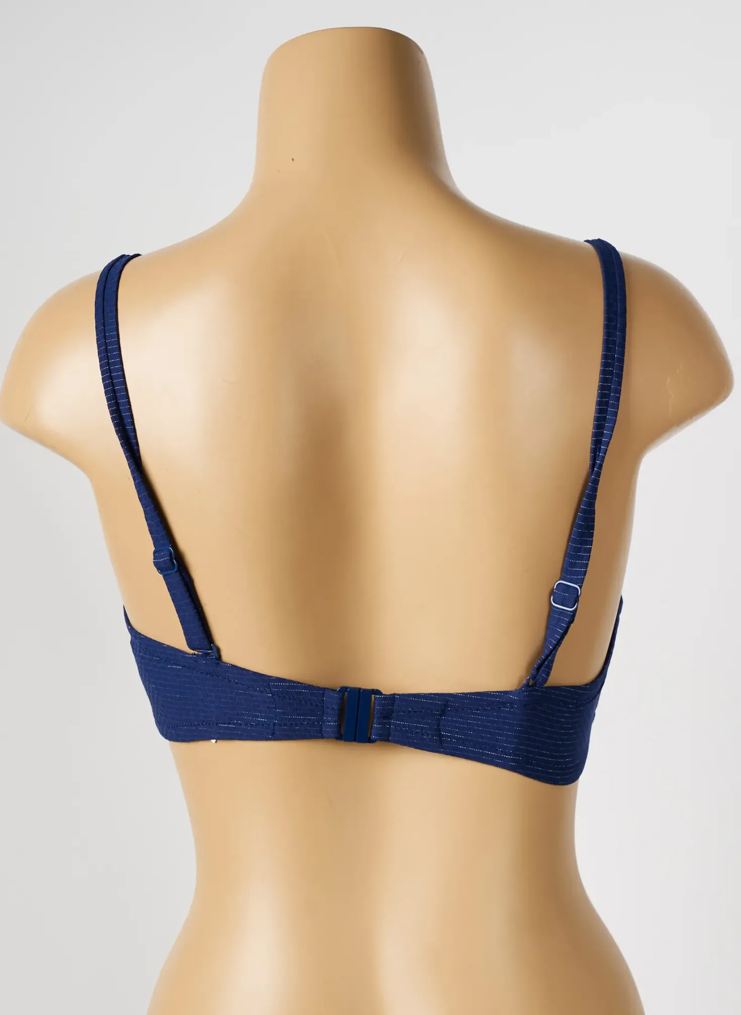 Haut De Maillot De Bain Simone Perele Bleu Haut Soutien-gorge Moulé