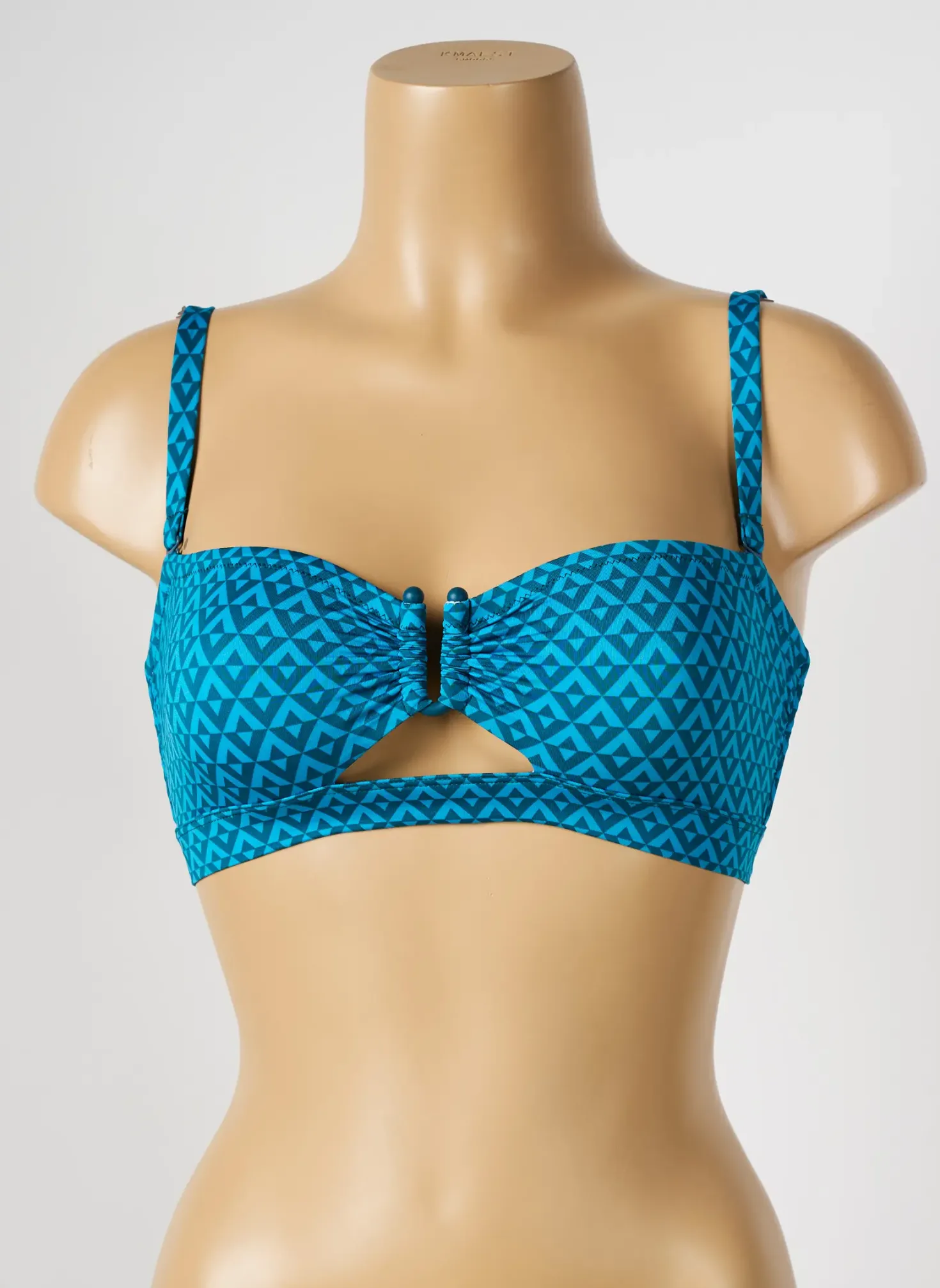 Haut De Maillot De Bain Simone Perele Bleu Haut Bandeau