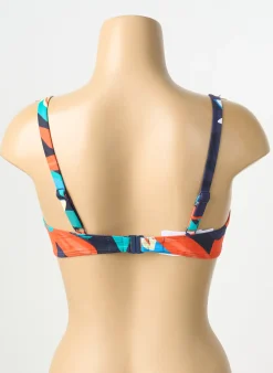 Haut De Maillot De Bain Simone Perele Bleu Haut Soutien-gorge Emboitant