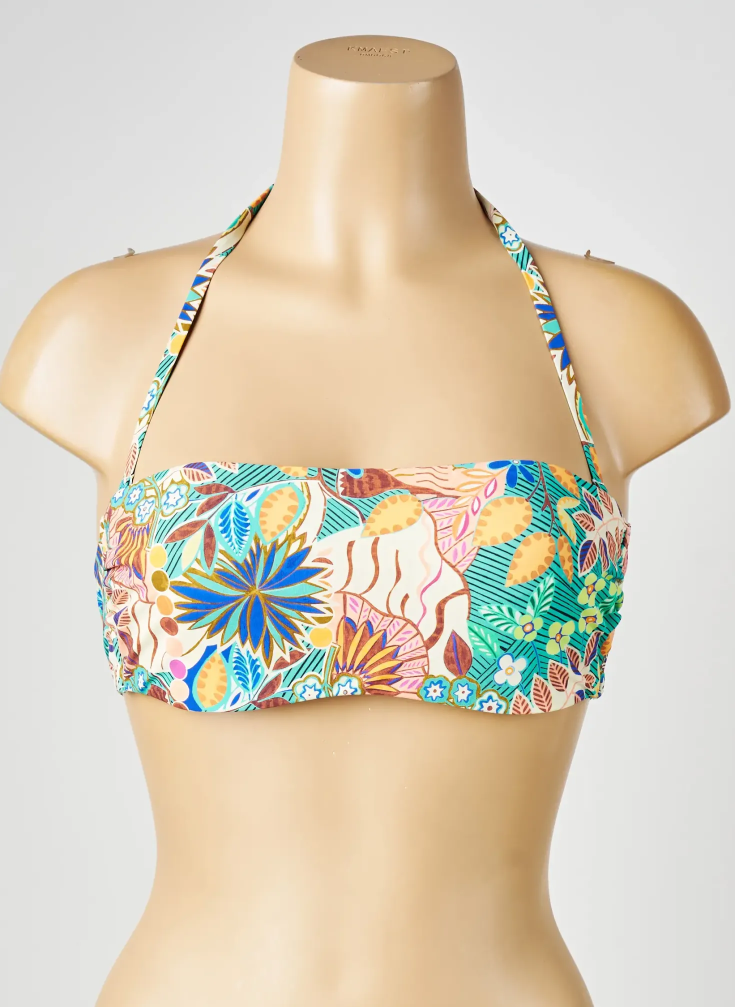 Haut De Maillot De Bain Verdissima Vert Haut Bandeau