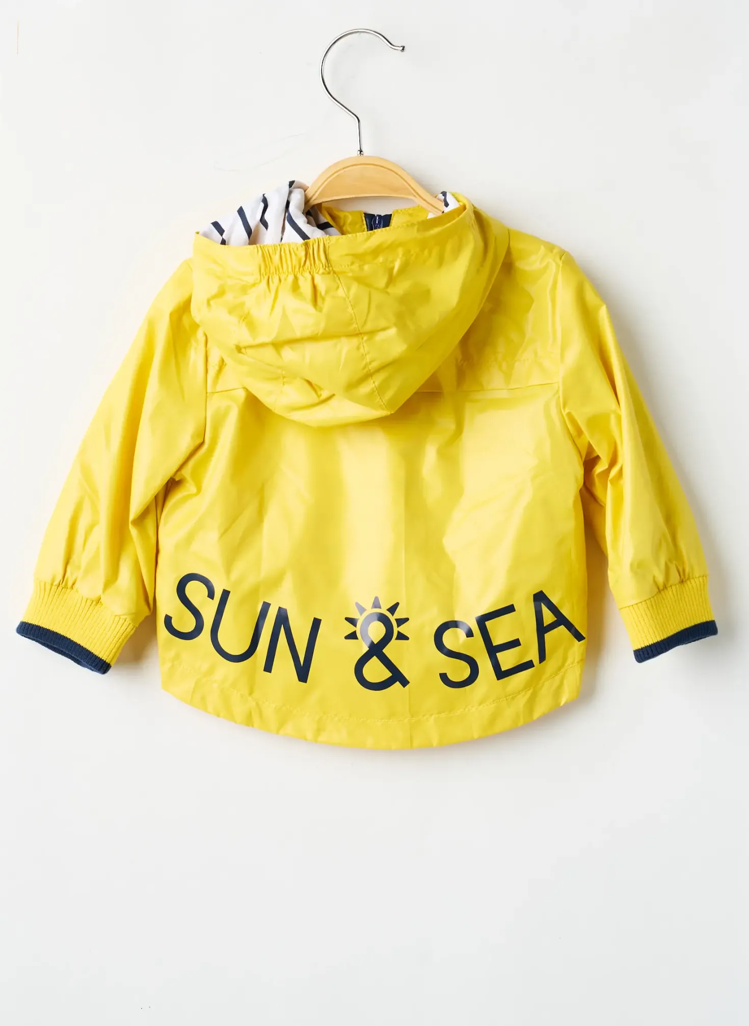 Imperméable Boboli Jaune A Capuche