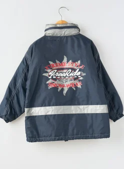Imperméable Password Bleu A Capuche