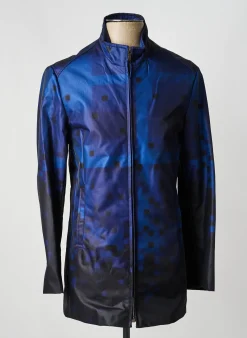 Imperméable Pierre Talamon Bleu Sans Capuche