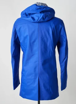 Imperméable Pierre Talamon Bleu A Capuche