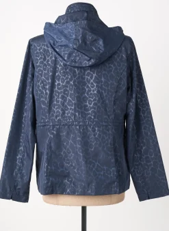Imperméable Virginia Blu' Bleu A Capuche