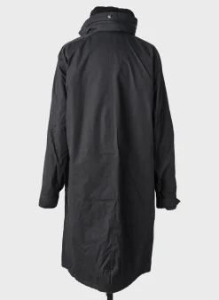 Imperméable Yves Salomon Noir Sans Capuche