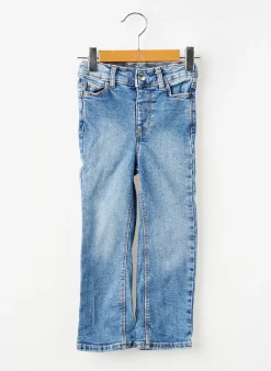 Jean Coupe Flare Kiabi Bleu Taille Ajustable