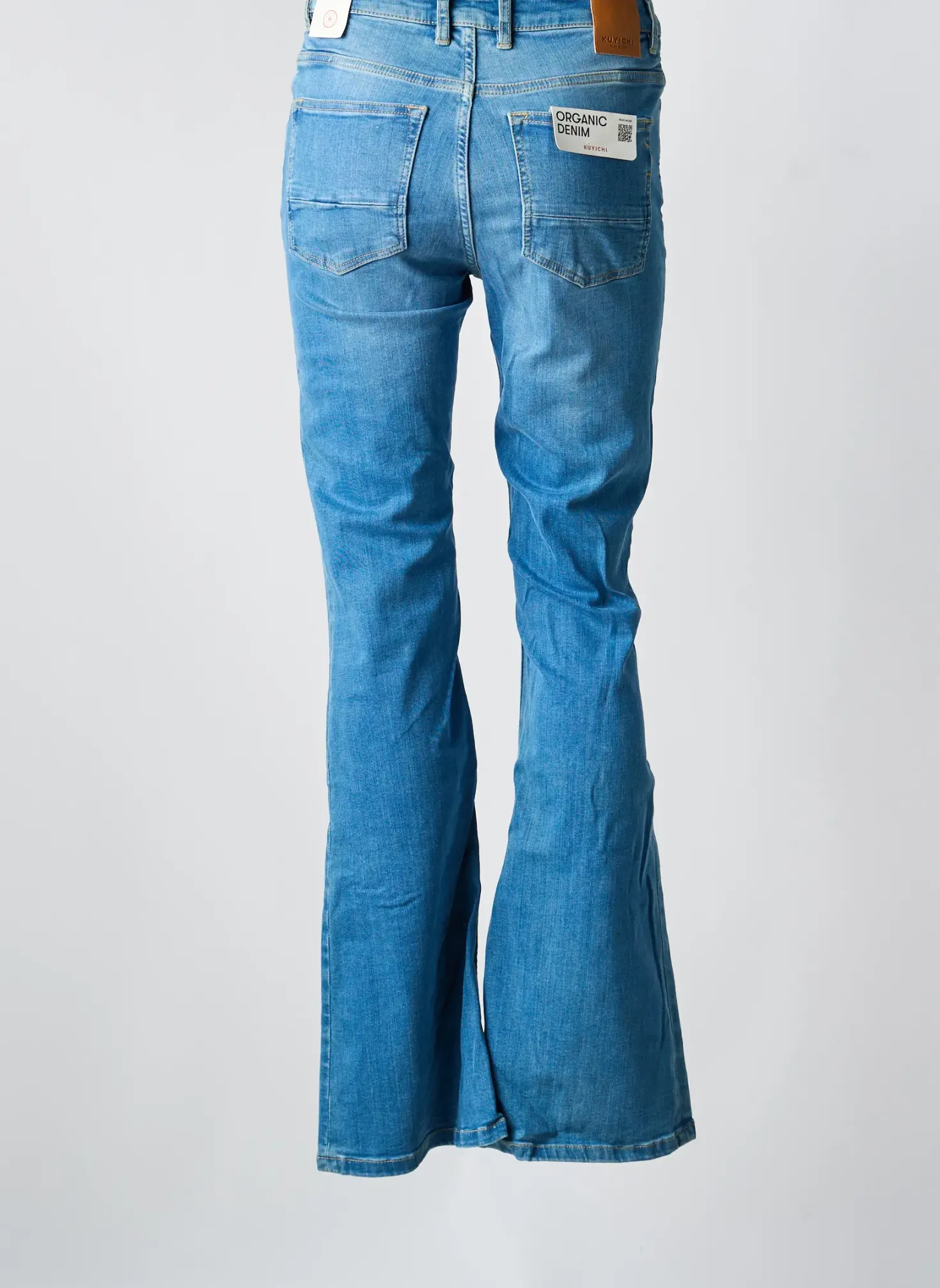 Jean Coupe Flare Kuyichi Bleu Taille Normale