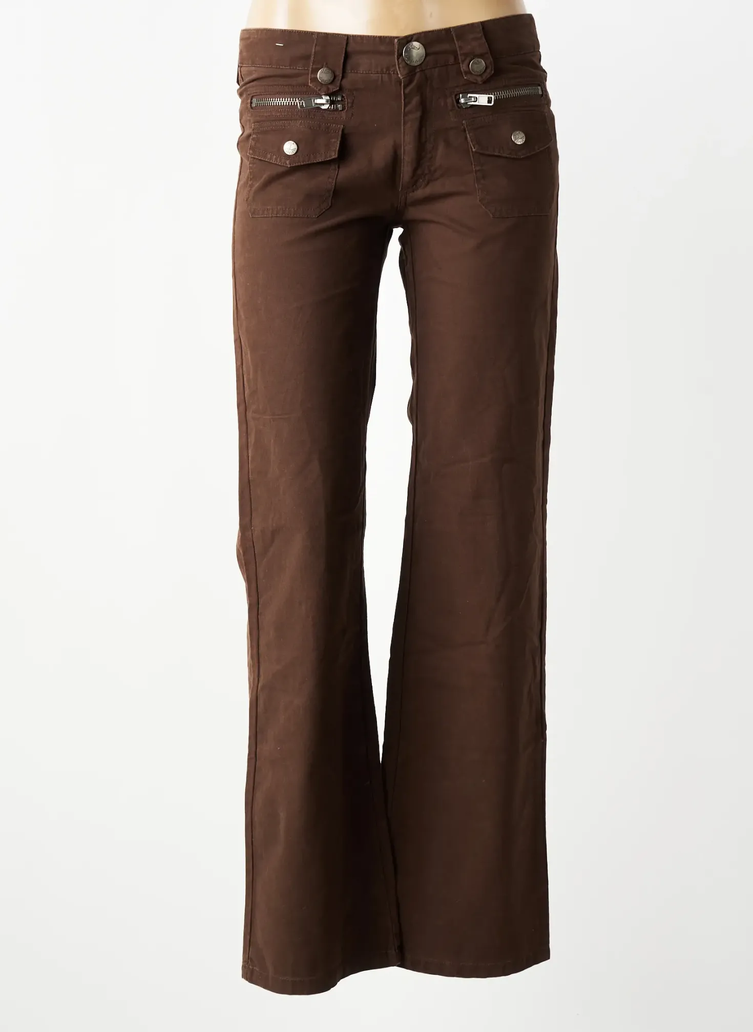 Jean Coupe Flare Lola Espeleta Marron