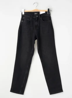 Jean Coupe Mom Only Noir