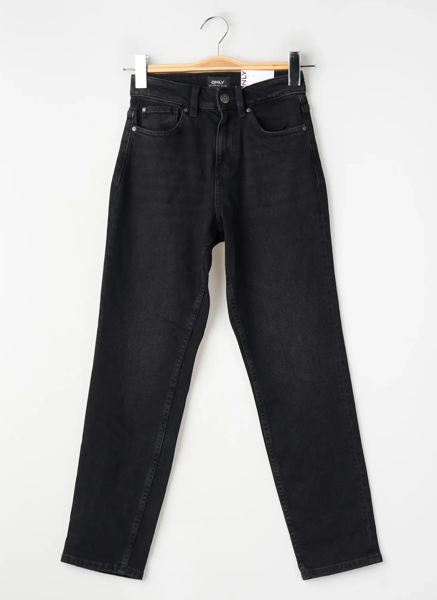 Jean Coupe Mom Only Noir