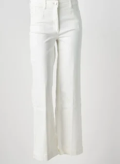 Jeans Bootcut Olsen Beige Taille Haute