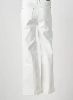 Jeans Bootcut Olsen Beige Taille Haute