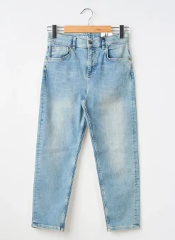 Jeans Boyfriend Garcia Bleu Taille Ajustable