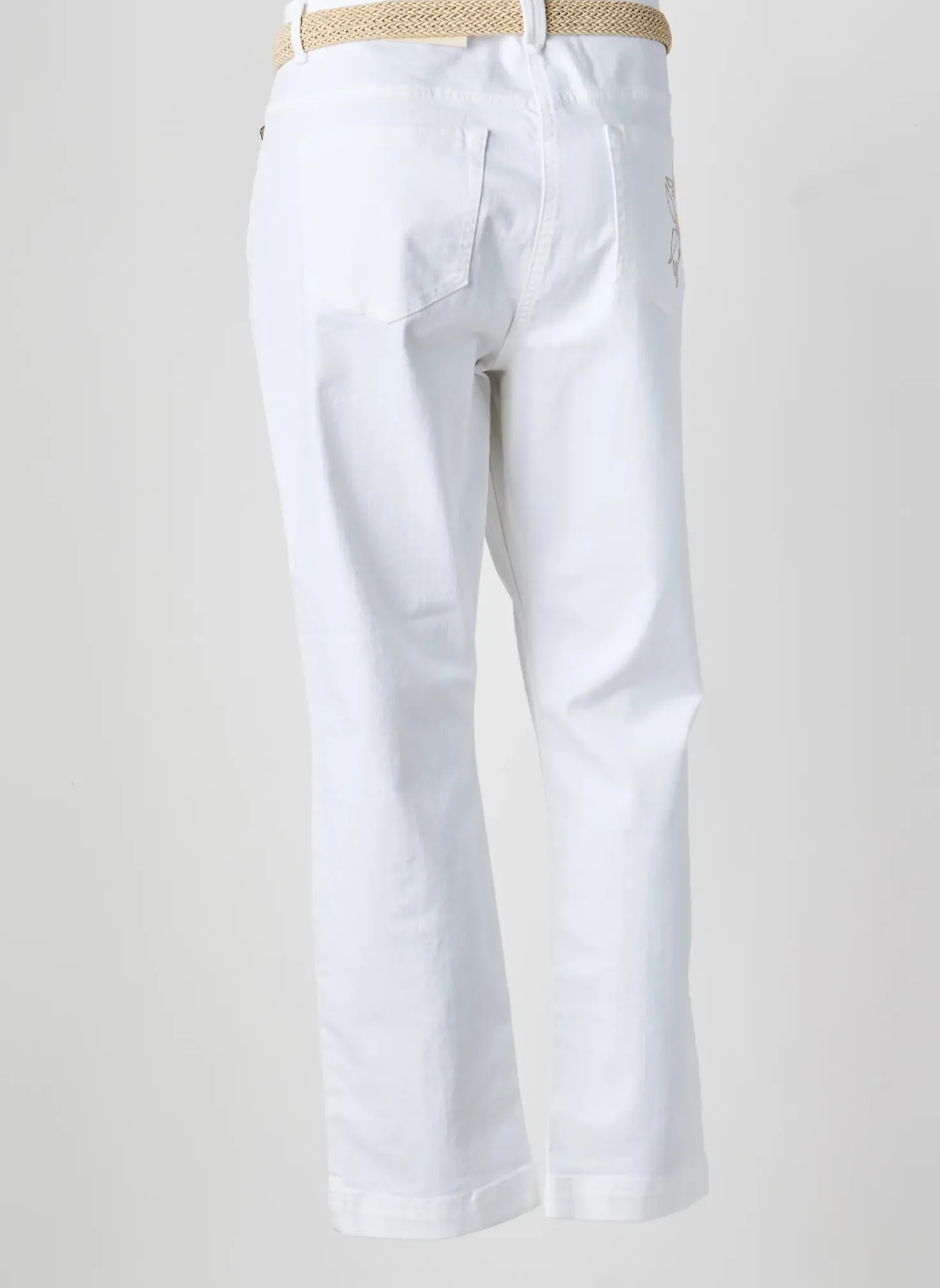 Jeans Coupe Droite Betty Barclay Beige Taille Normale