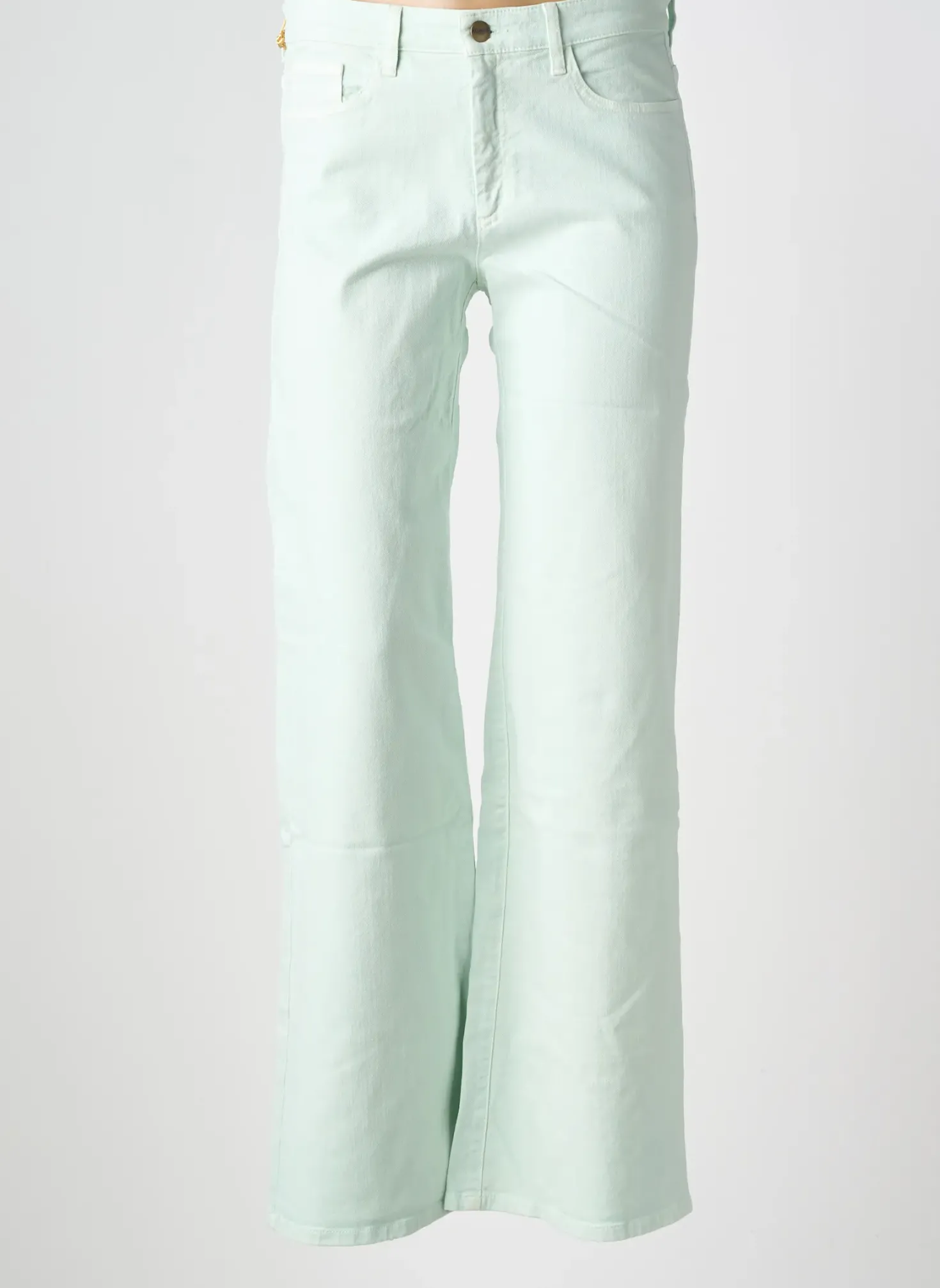 Jeans Coupe Droite Couturist Bleu Taille Normale