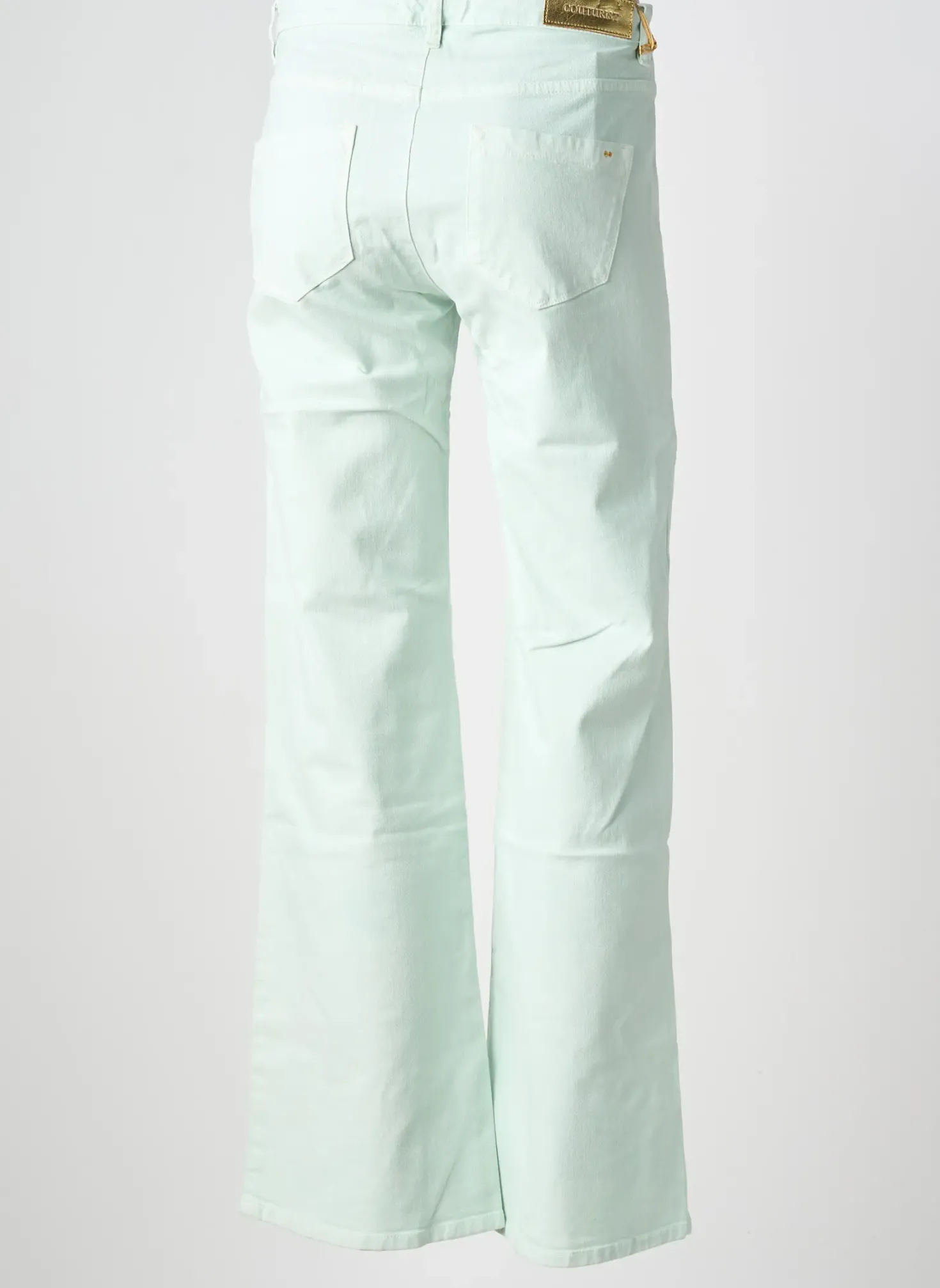 Jeans Coupe Droite Couturist Bleu Taille Normale