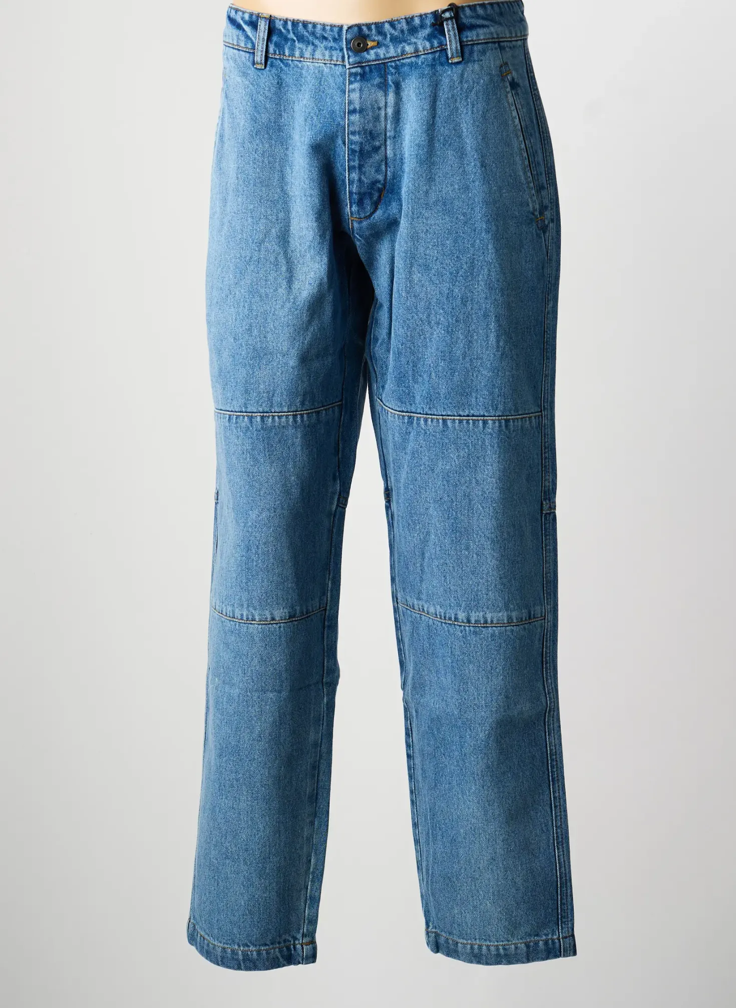 Jeans Coupe Droite Daytona Bleu Taille Normale