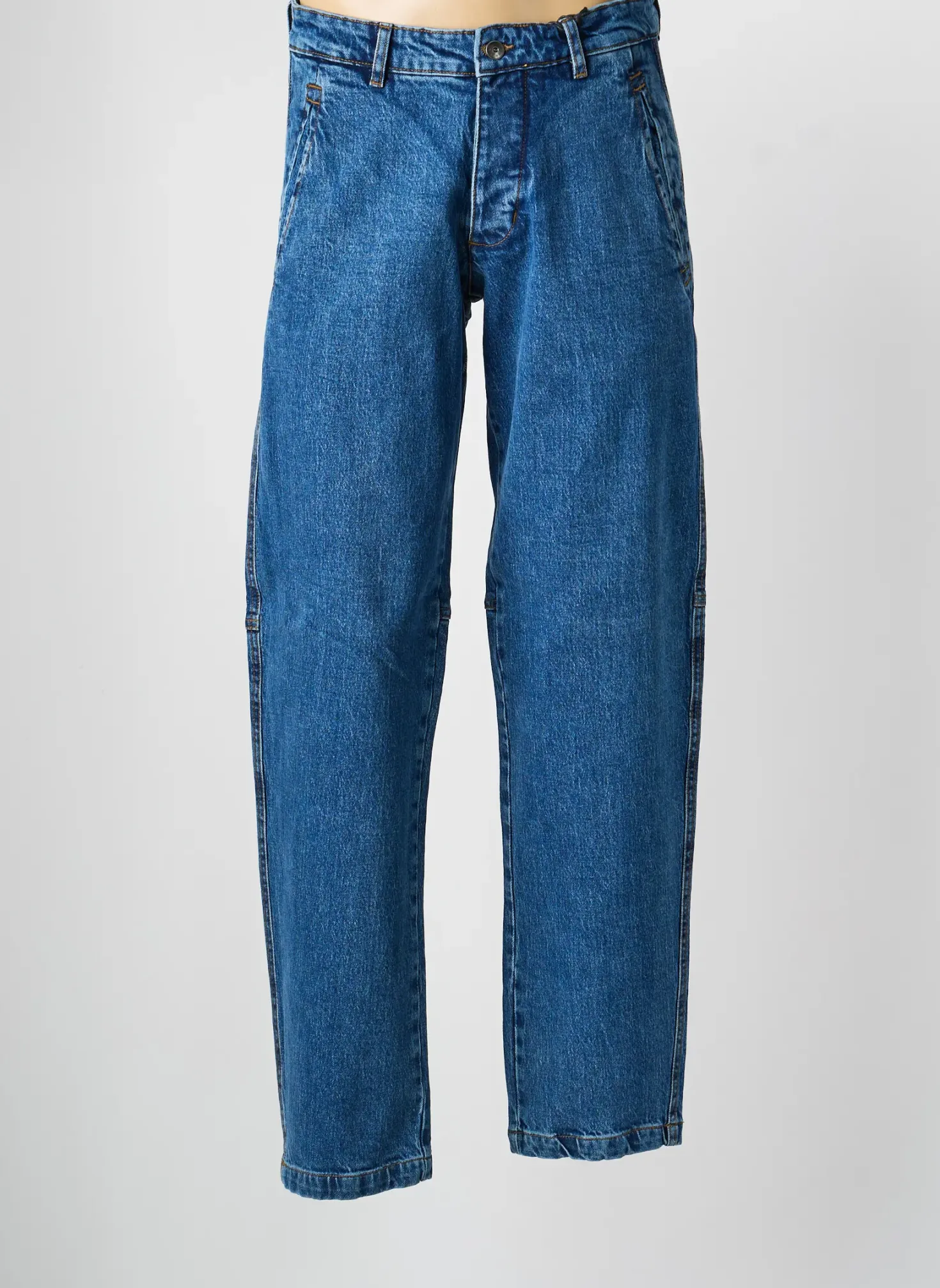 Jeans Coupe Droite Daytona Bleu Taille Normale