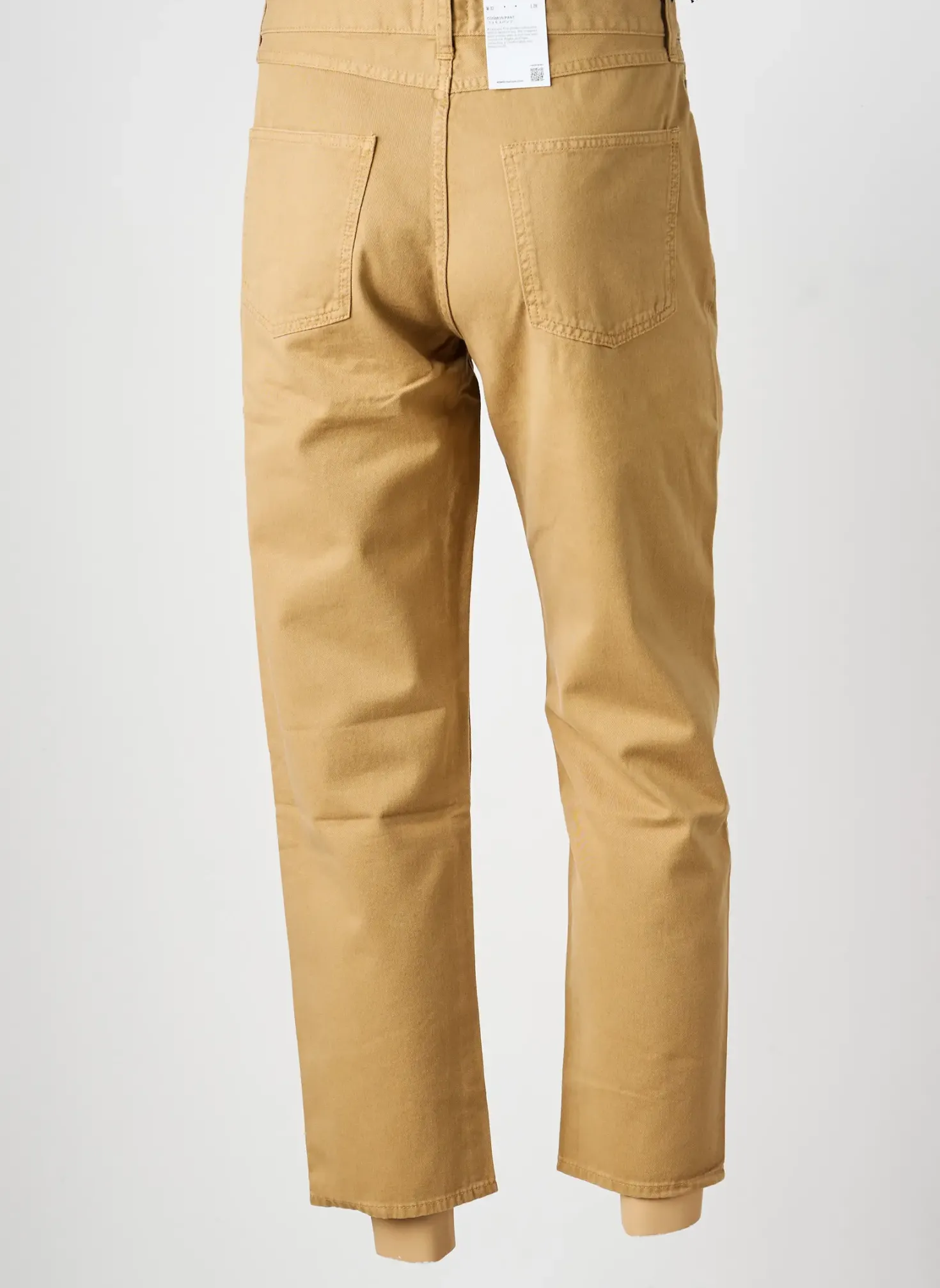 Jeans Coupe Droite Edwin Beige Taille Normale