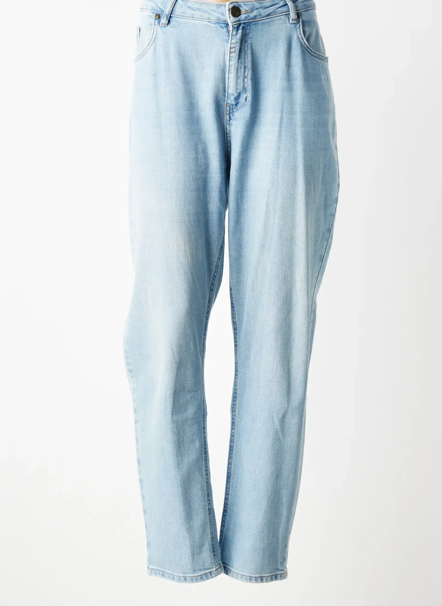 Jeans Coupe Droite Elora Bleu Taille Normale