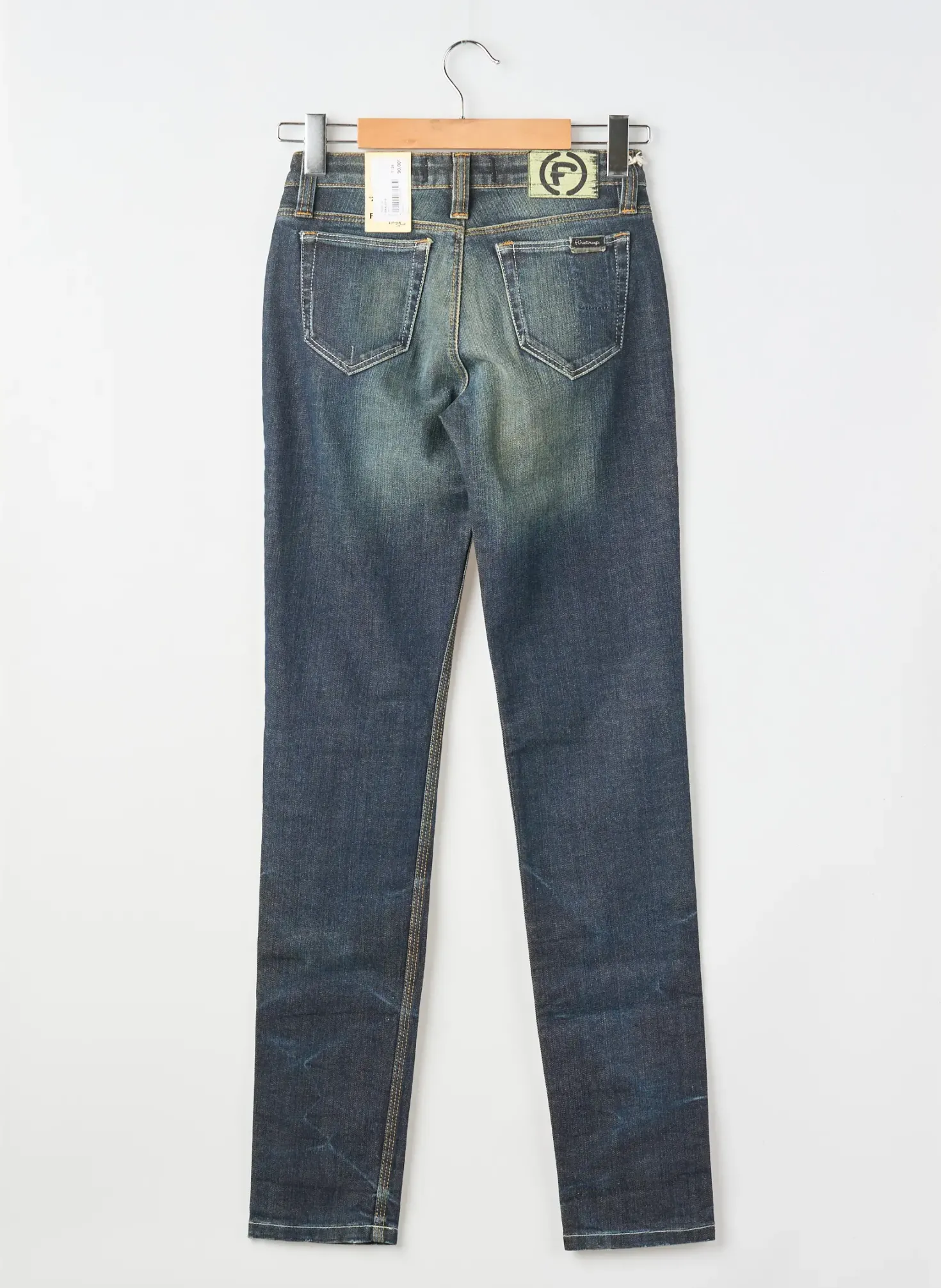 Jeans Coupe Droite Firetrap Bleu Taille Normale