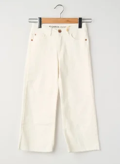 Jeans Coupe Droite Garcia Blanc