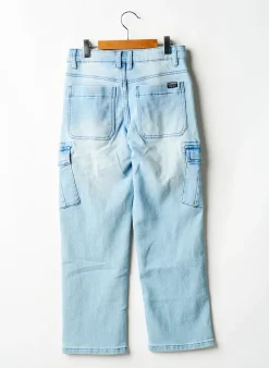 Jeans Coupe Droite Garcia Bleu Taille Ajustable