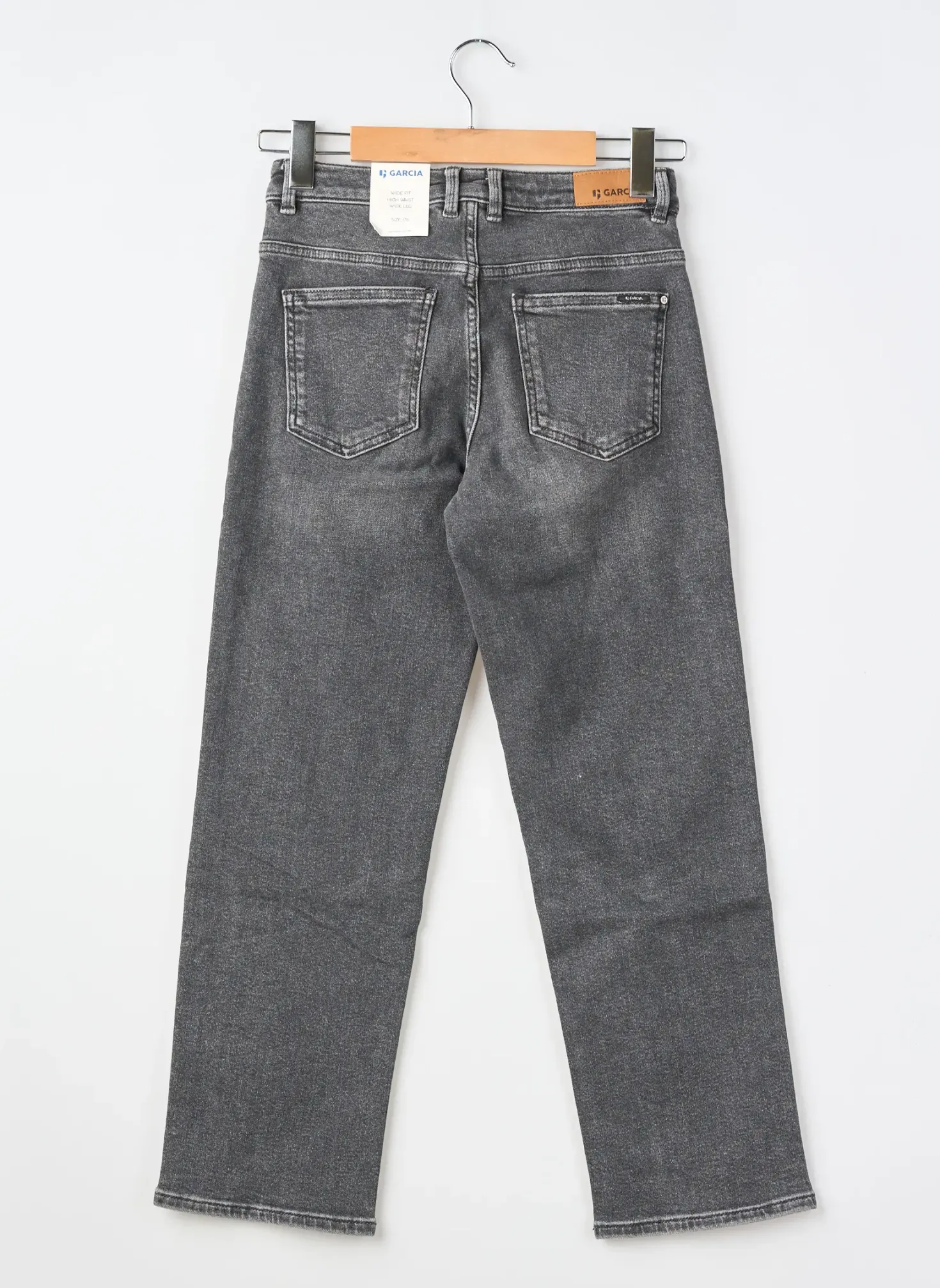 Jeans Coupe Droite Garcia Noir