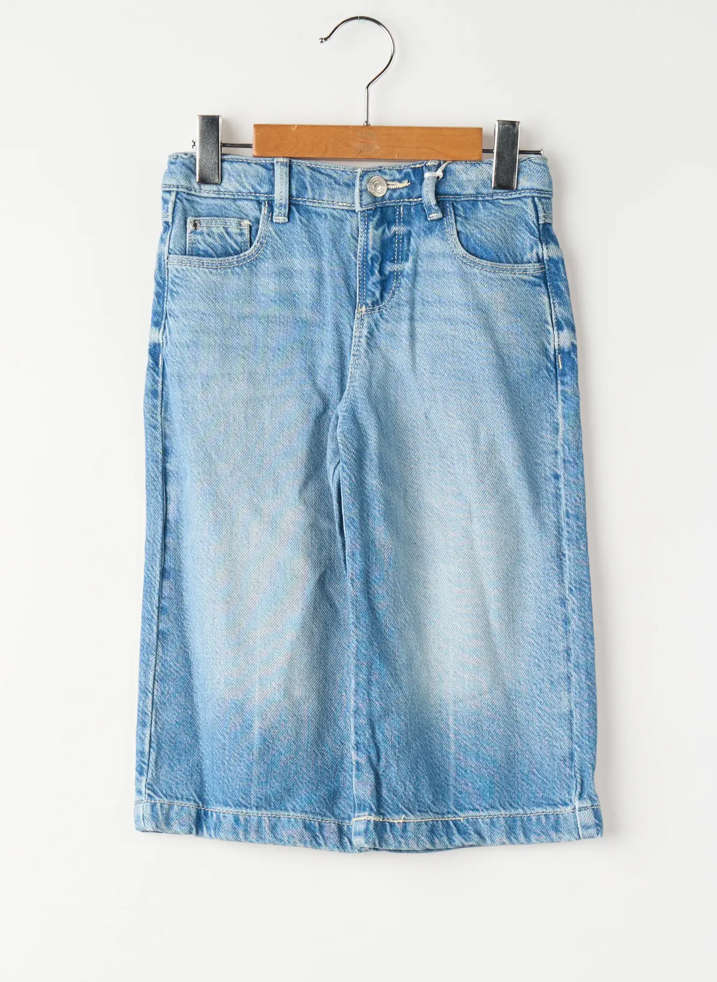 Jeans Coupe Droite Guess Bleu