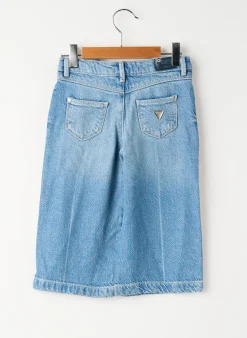 Jeans Coupe Droite Guess Bleu
