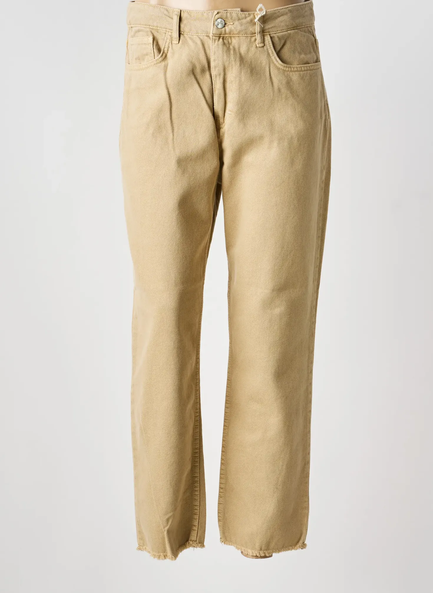 Jeans Coupe Droite Hinnominate Beige Taille Normale