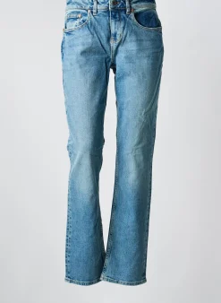 Jeans Coupe Droite Kuyichi Bleu Taille Normale