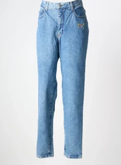 Jeans Coupe Droite Lee Cooper Bleu Taille Haute