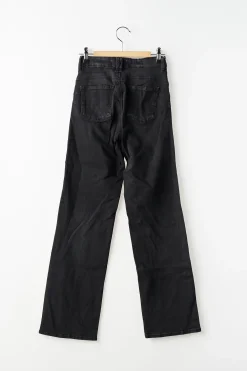 Jeans Coupe Droite Le Temps Des Cerises Noir