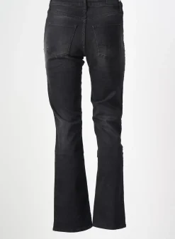 Jeans Coupe Droite Le Temps Des Cerises Noir