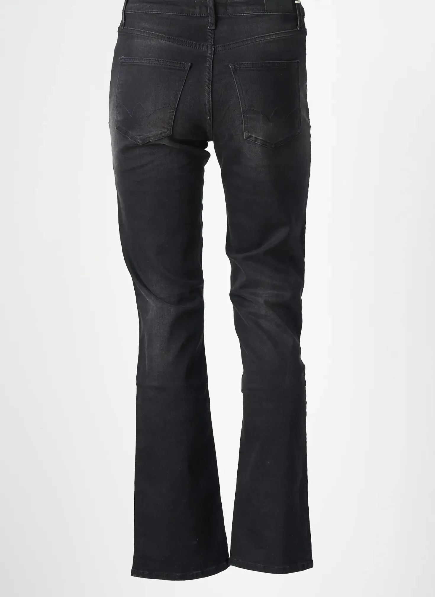 Jeans Coupe Droite Le Temps Des Cerises Noir