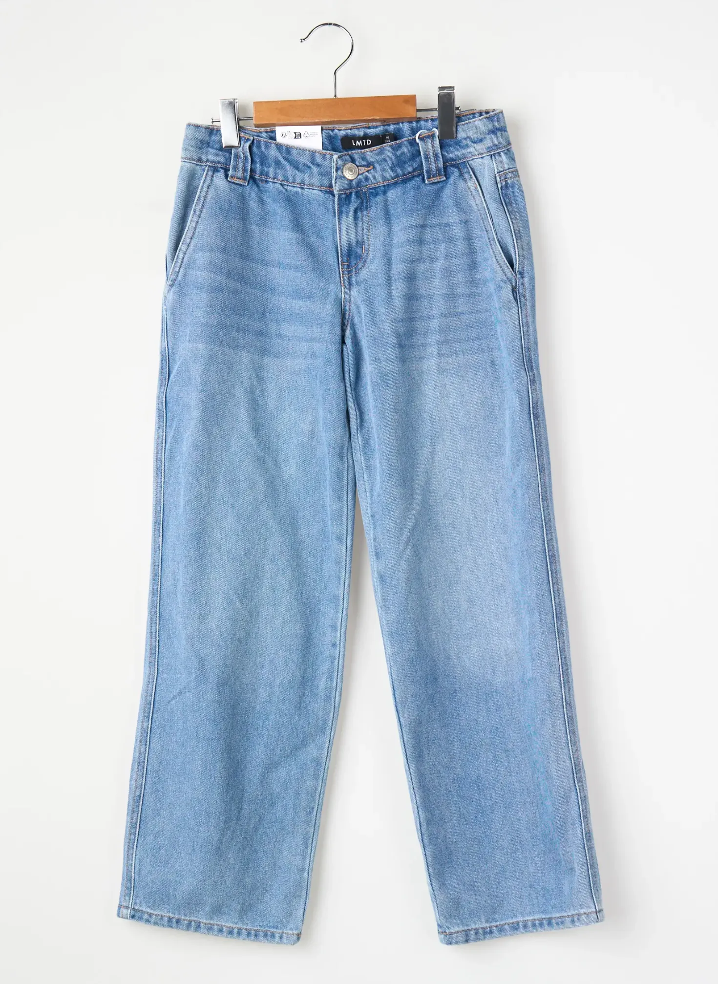 Jeans Coupe Droite Lmtd Bleu