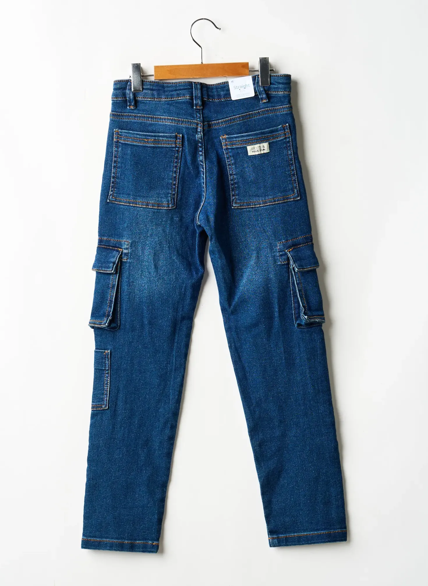 Jeans Coupe Droite Mayoral Bleu Taille Ajustable