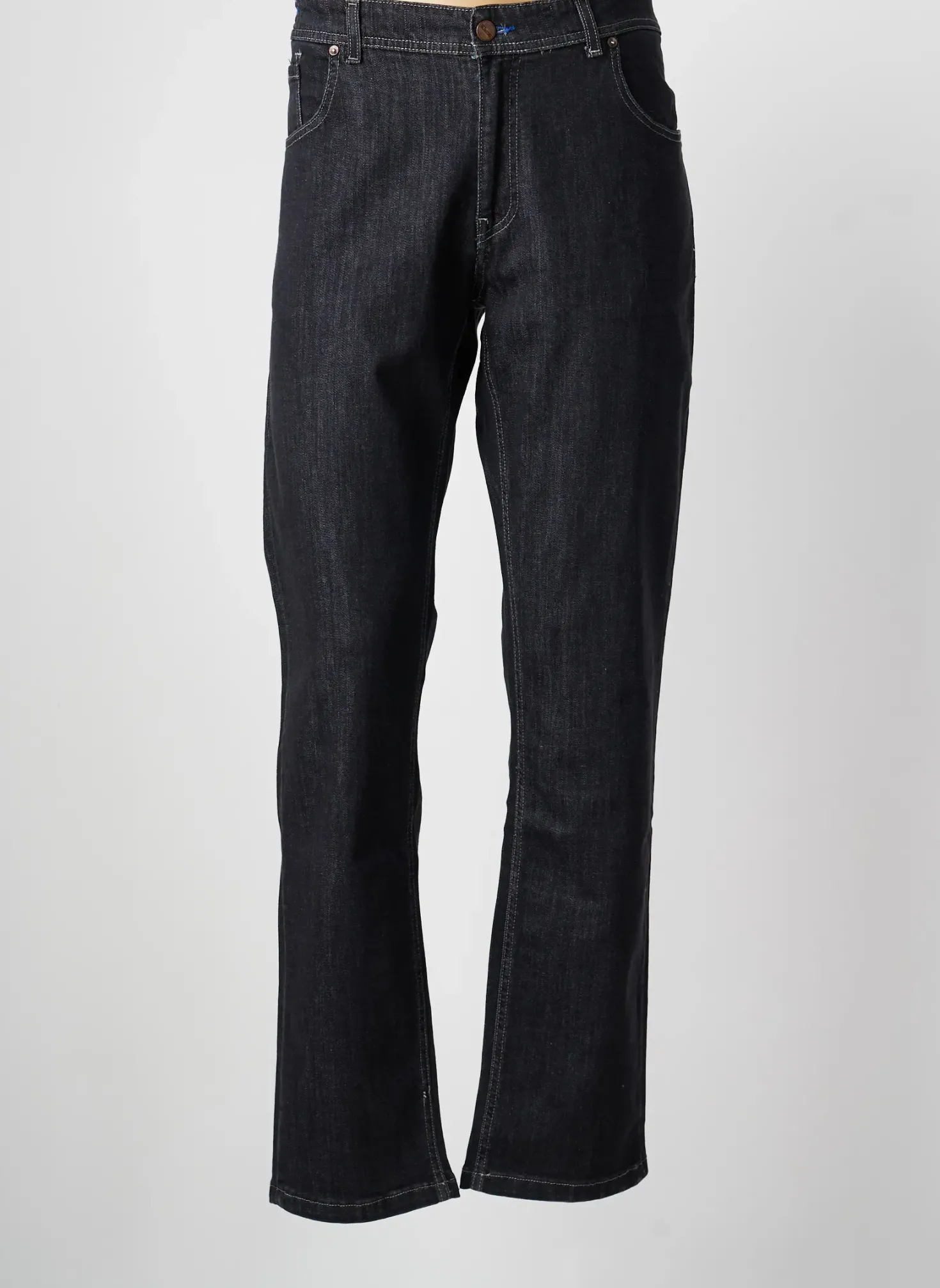 Jeans Coupe Droite Mclassics Noir Taille Normale