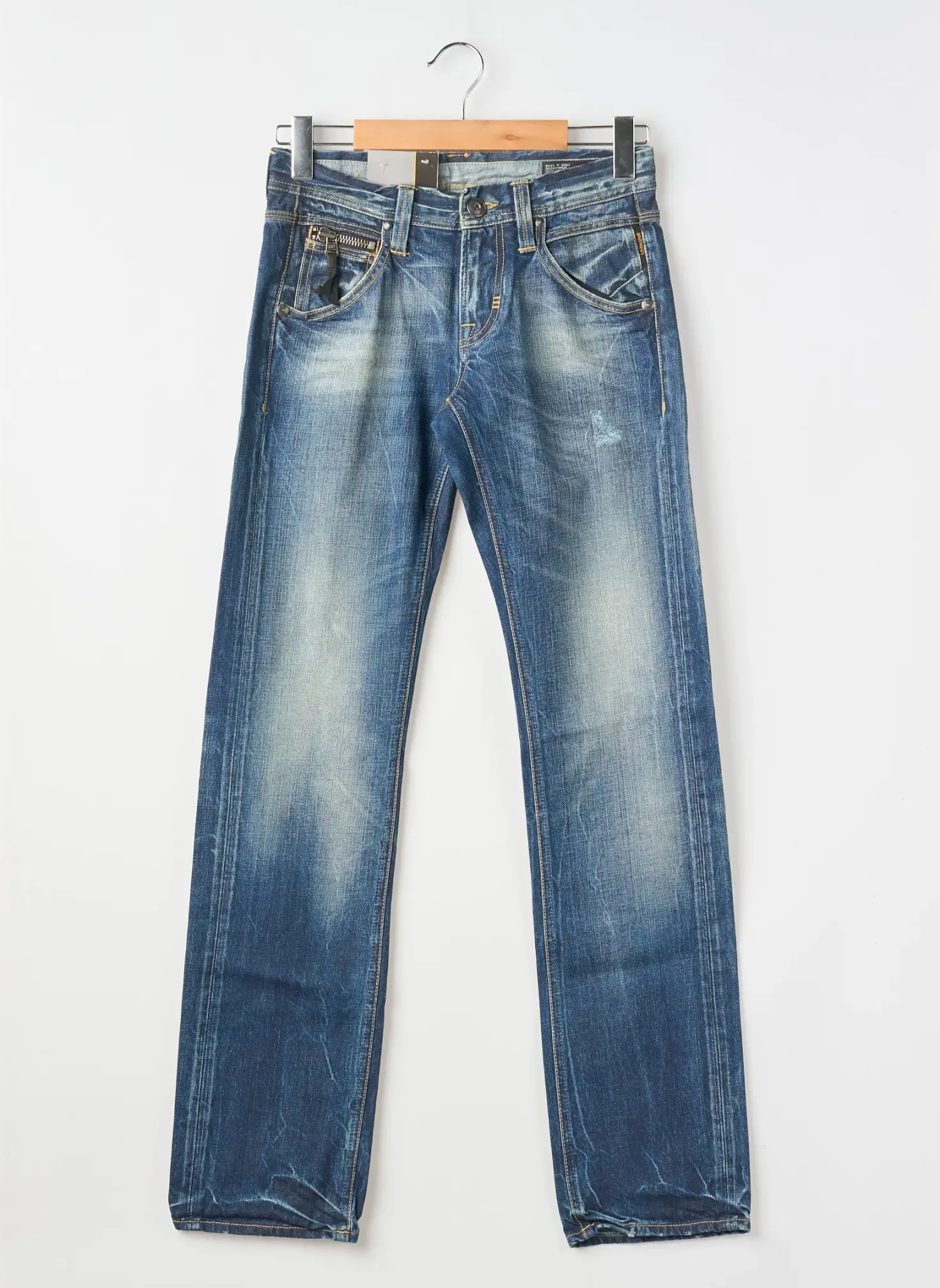 Jeans Coupe Droite Meltin'pot Bleu Taille Normale