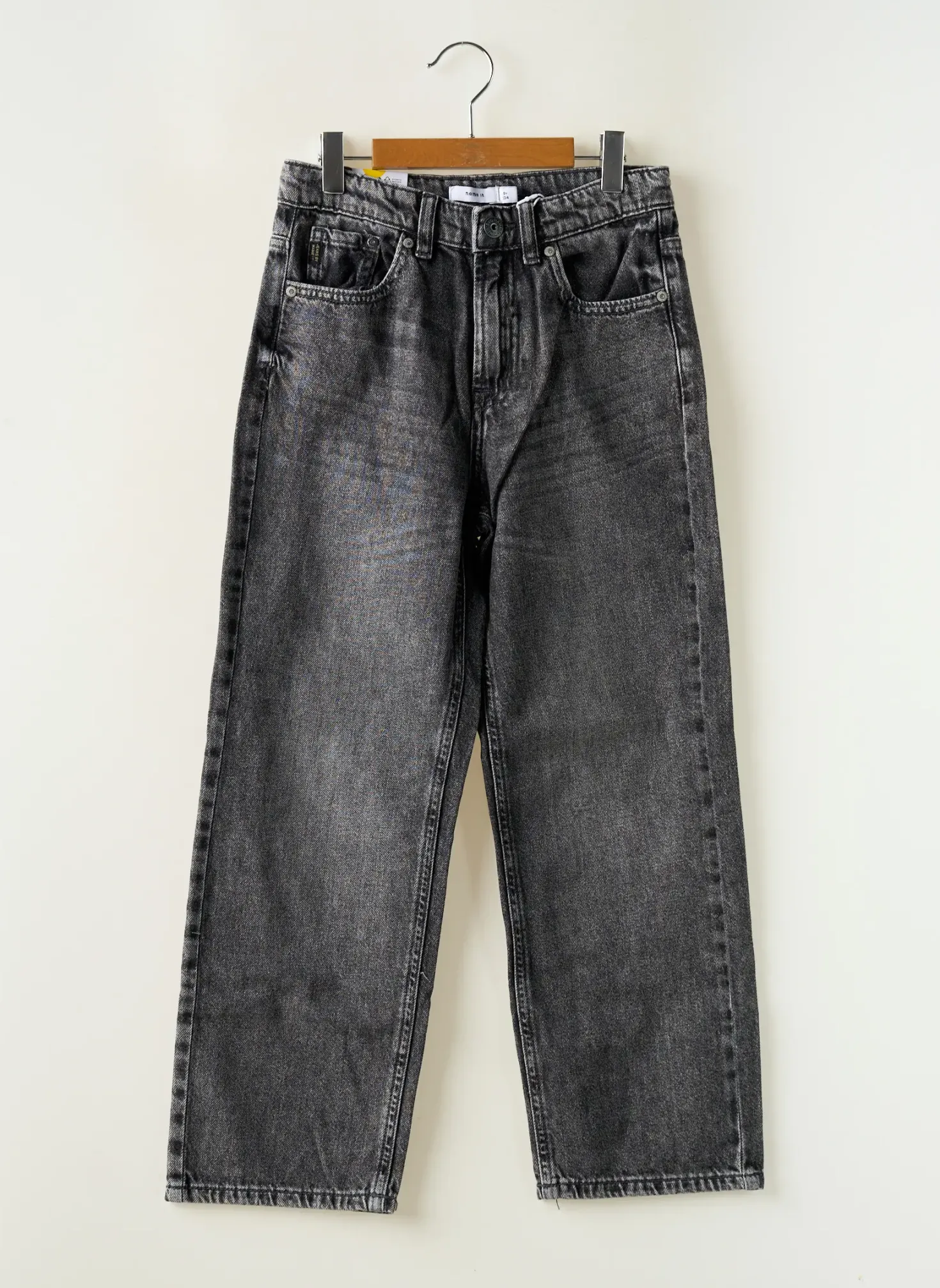 Jeans Coupe Droite Name It Gris Taille Ajustable