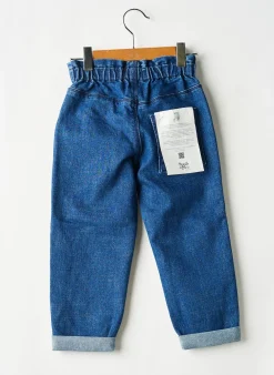 Jeans Coupe Droite Noppies Bleu Taille Élastique