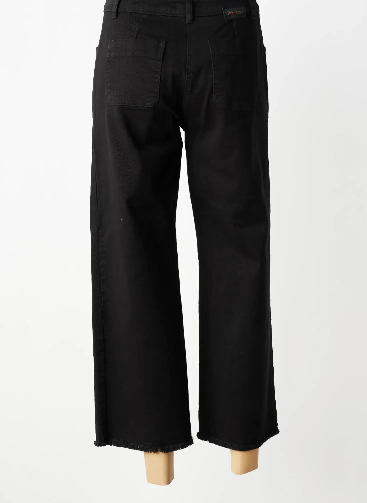 Jeans Coupe Droite Pako Litto Noir Taille Normale