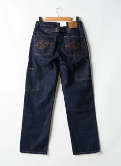Jeans Coupe Droite P&co Bleu Taille Normale