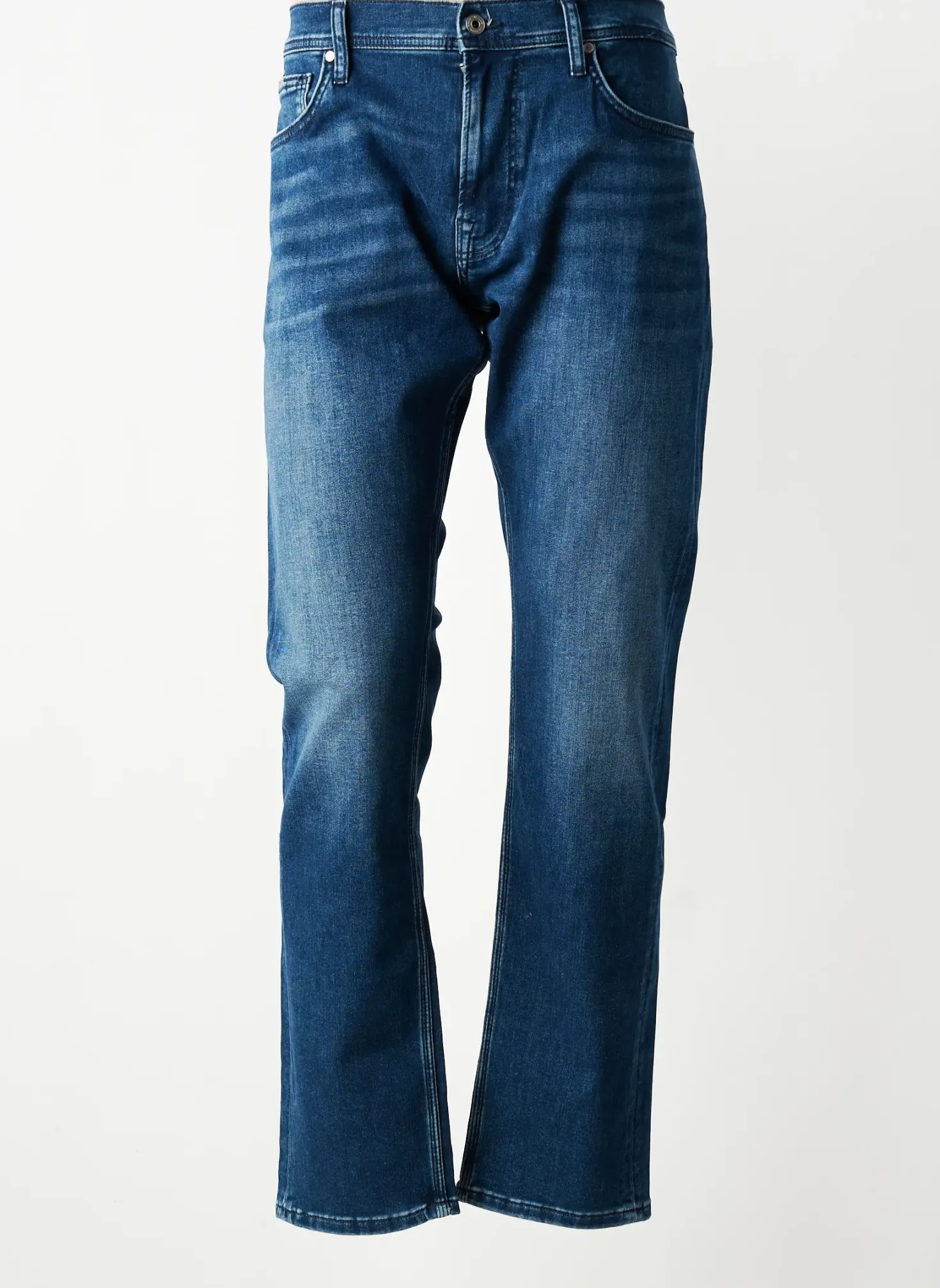Jeans Coupe Droite Pepe Jeans Bleu Taille Normale