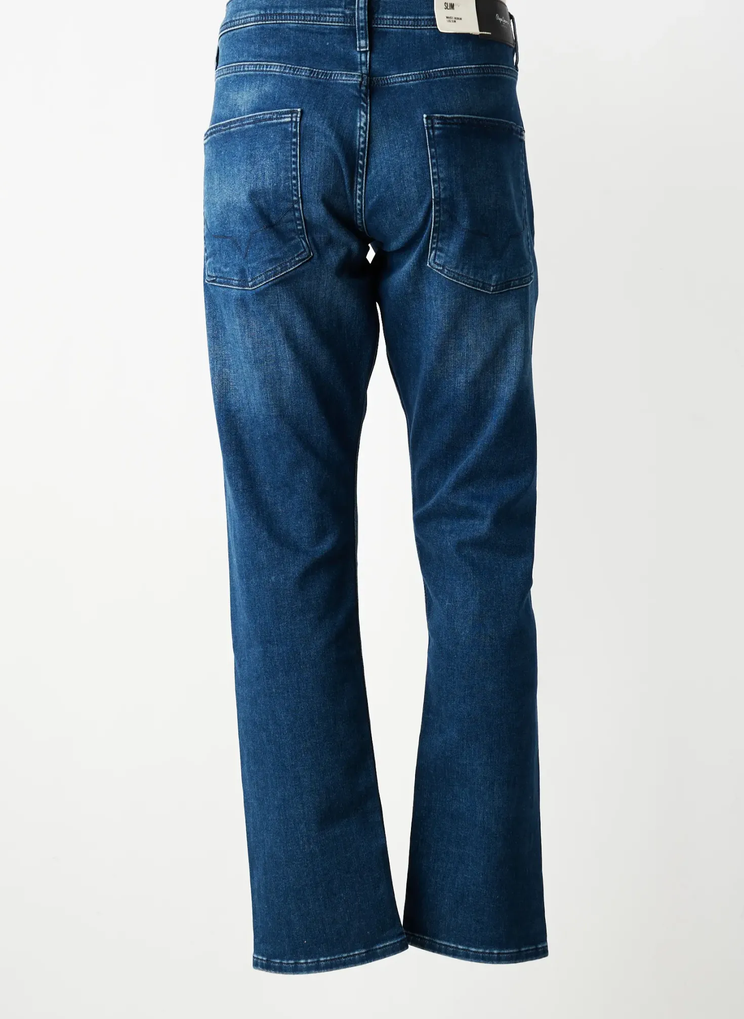 Jeans Coupe Droite Pepe Jeans Bleu Taille Normale